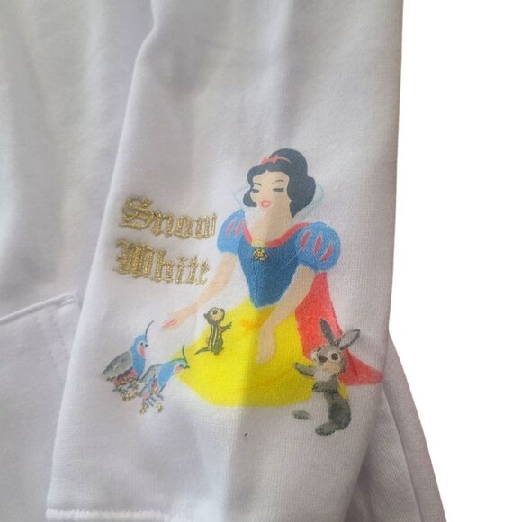 DISNEY Snow White Ptincess Graphic Hoodie Sweatshirt Ladies Sz XS Girls … - Picture 3 of 12